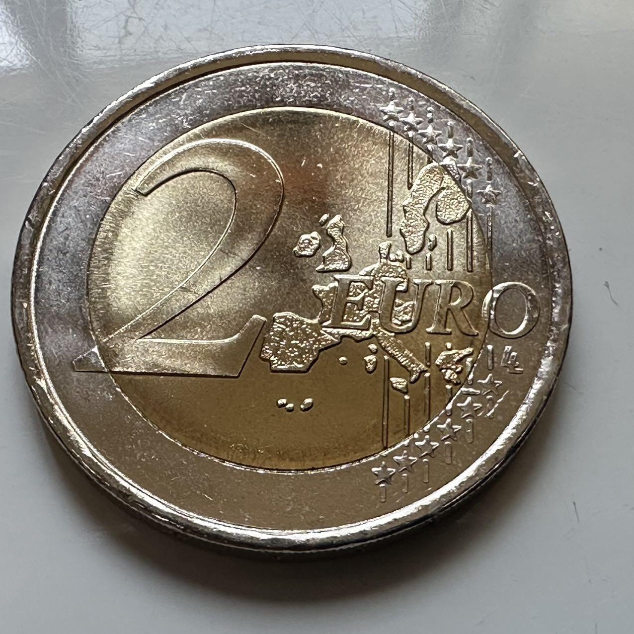 🌹外币初藏🌹🐯2026年第29场   欧元纪念币 接代拍 希腊 2004年 雅典奥运会 2欧元双色纪念币