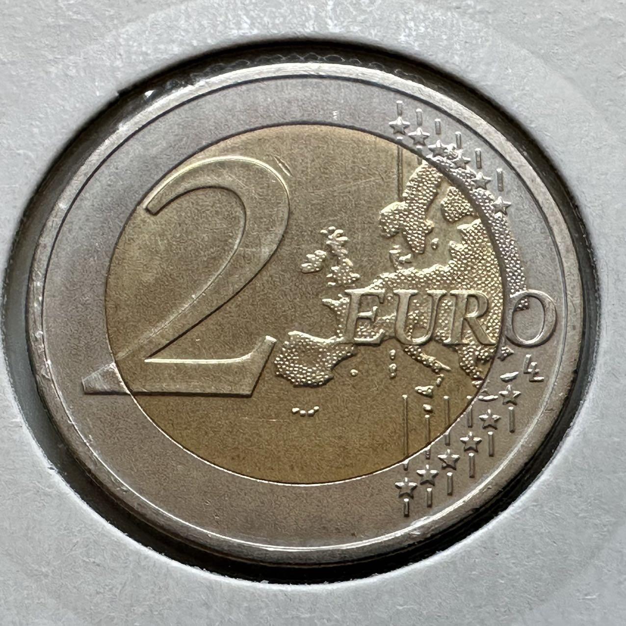 🌹外币初藏🌹🐯2026年第29场   欧元纪念币 接代拍 希腊 2014年 爱奥尼亚群岛与希腊合并150周年 2欧元双色纪念币