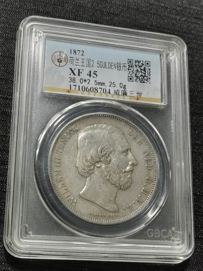 天下钱庄专场欢迎参拍 - 荷兰威廉三世银币