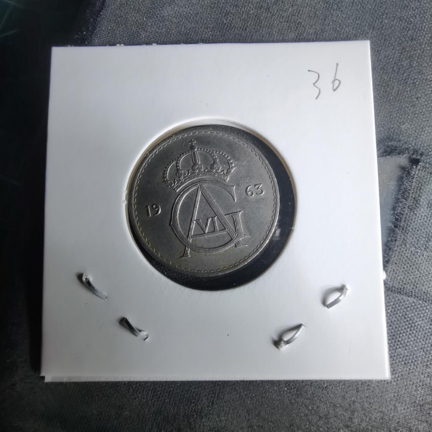 沼泽如烟--第1025场 瑞典1963年50欧尔