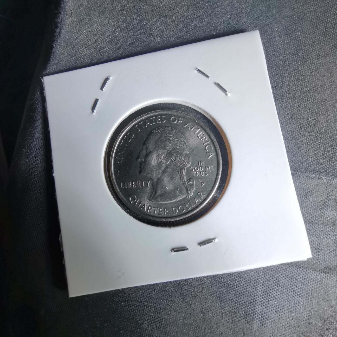 沼泽如烟--第1023场 美国1999年25分纪念币