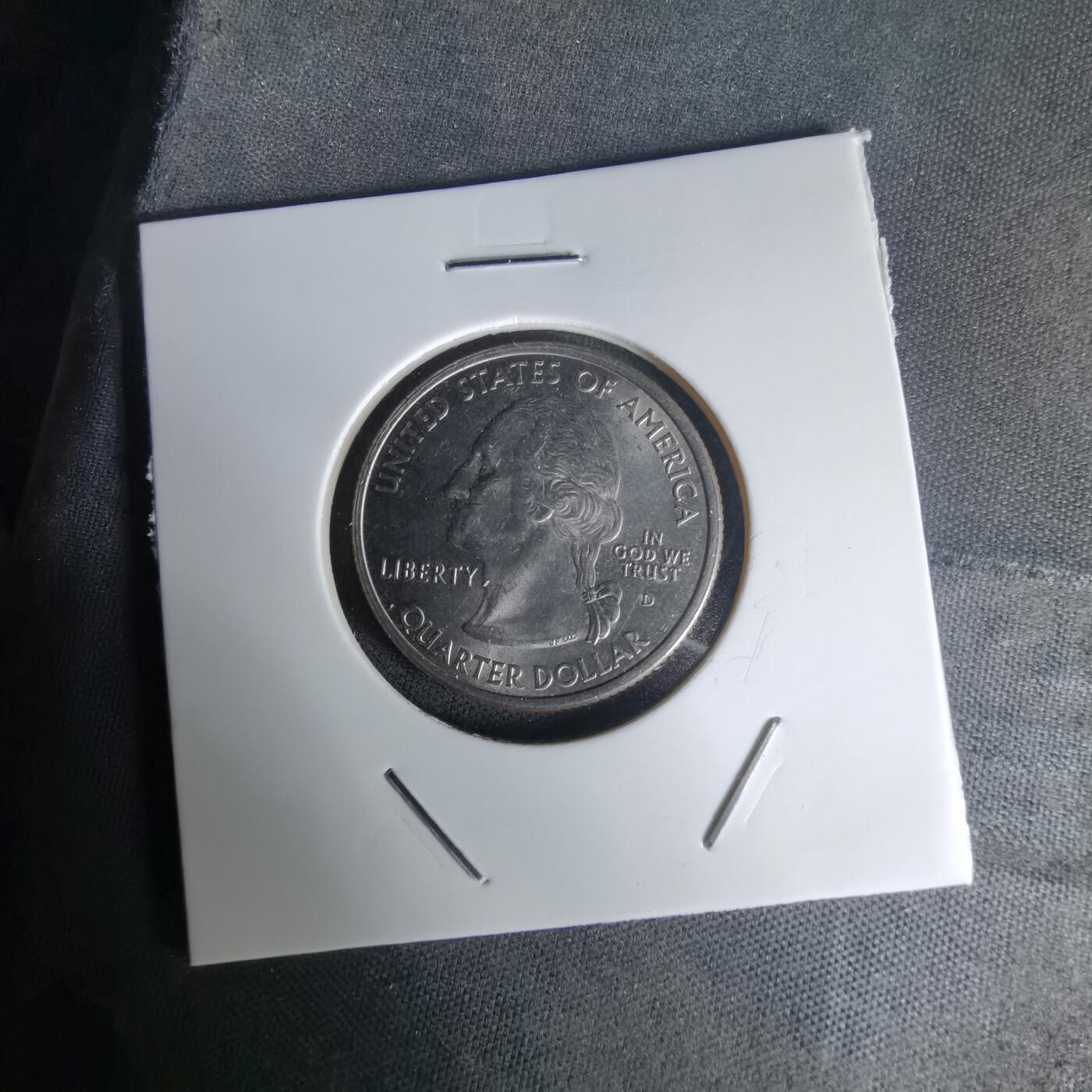 沼泽如烟--第1023场 美国2001年25分纪念币