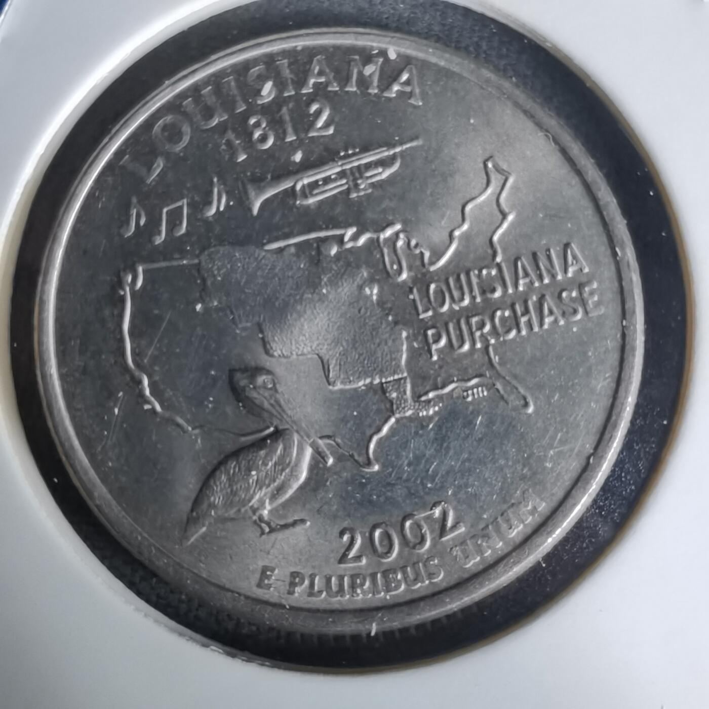 沼泽如烟--第1023场 美国2002年25分纪念币