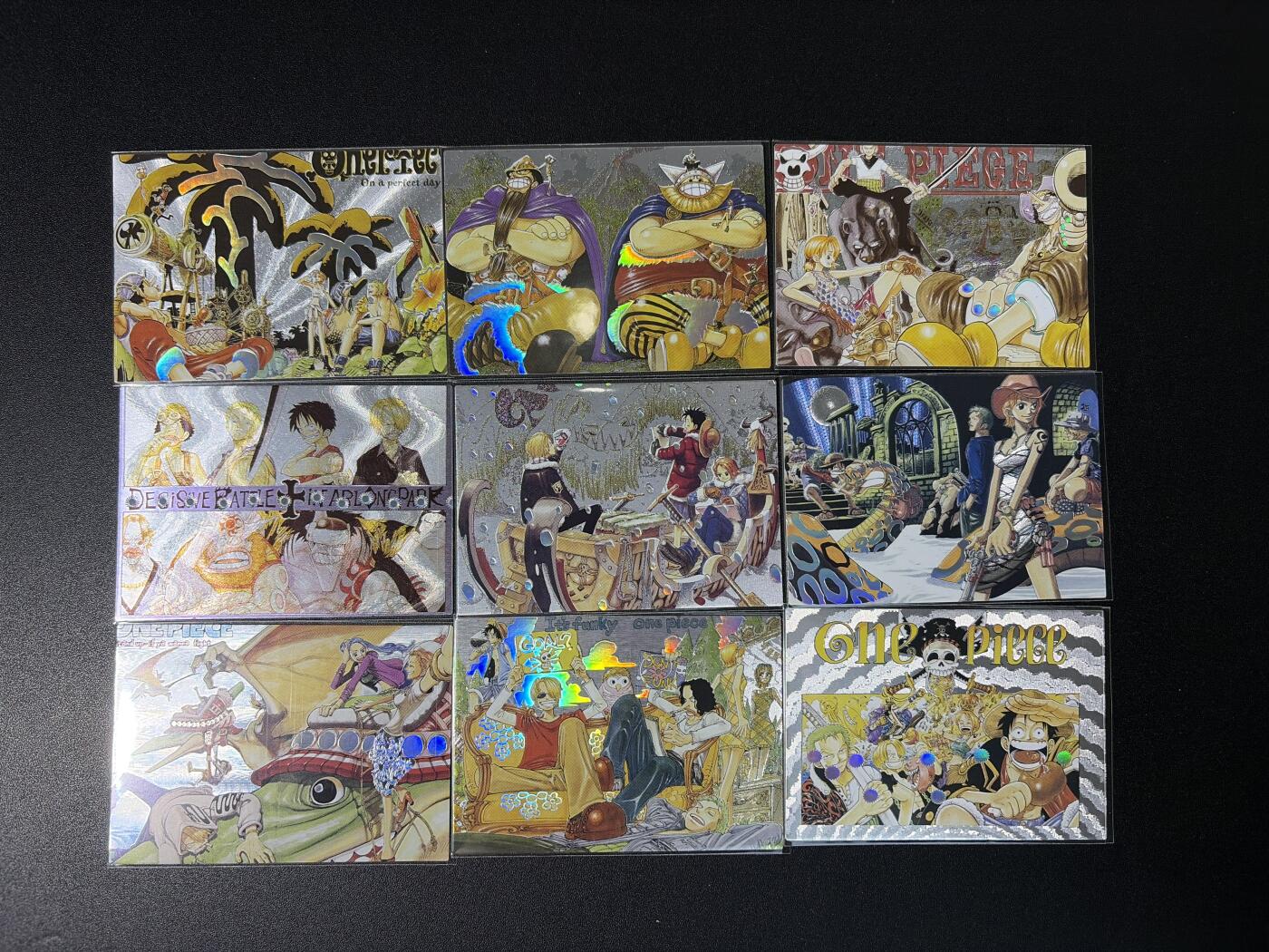 NO.27 好又多金牌大场，每周一站式配齐，方便凑单！（周6晚9点截拍，卖家送拍0抽成！） 海贼王卡牌 卷头横版典藏系列 第二弹 一套9张 粗闪