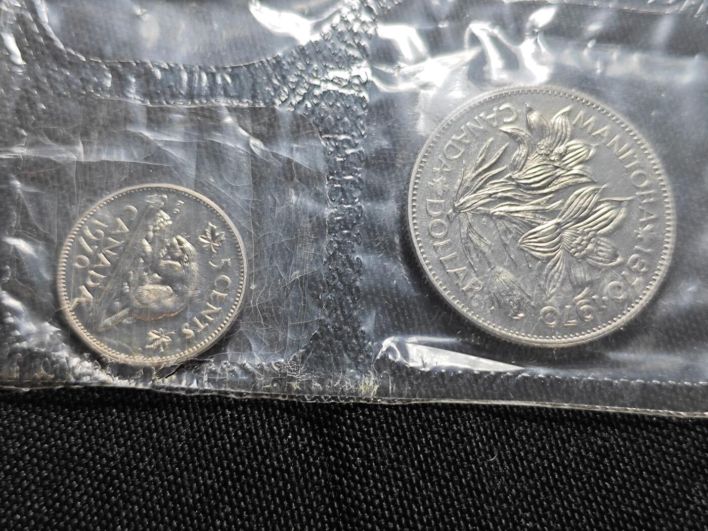 KK钱币收藏小铺   套币专场 2月预留时间 周末发货  1970加拿大大小面值清年一套