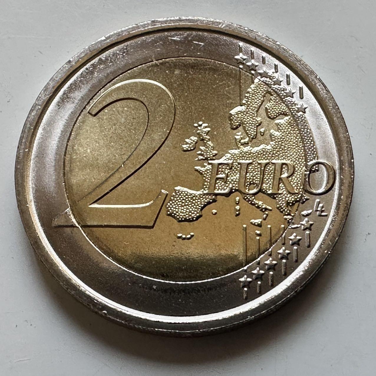 🌹外币初藏🌹🐯2026年第29场   欧元纪念币 接代拍 意大利 2024年 财政卫队成立250周年 2欧元双色纪念币