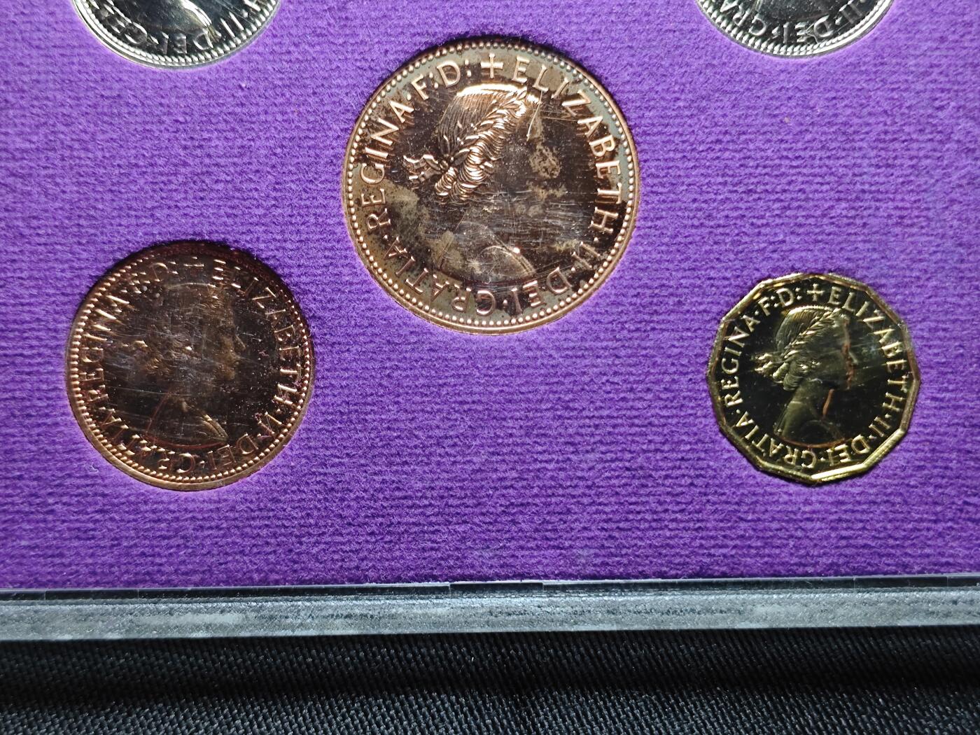 KK钱币收藏小铺   套币专场 2月预留时间 周末发货  1970英国大小面值清年一套 精制套币