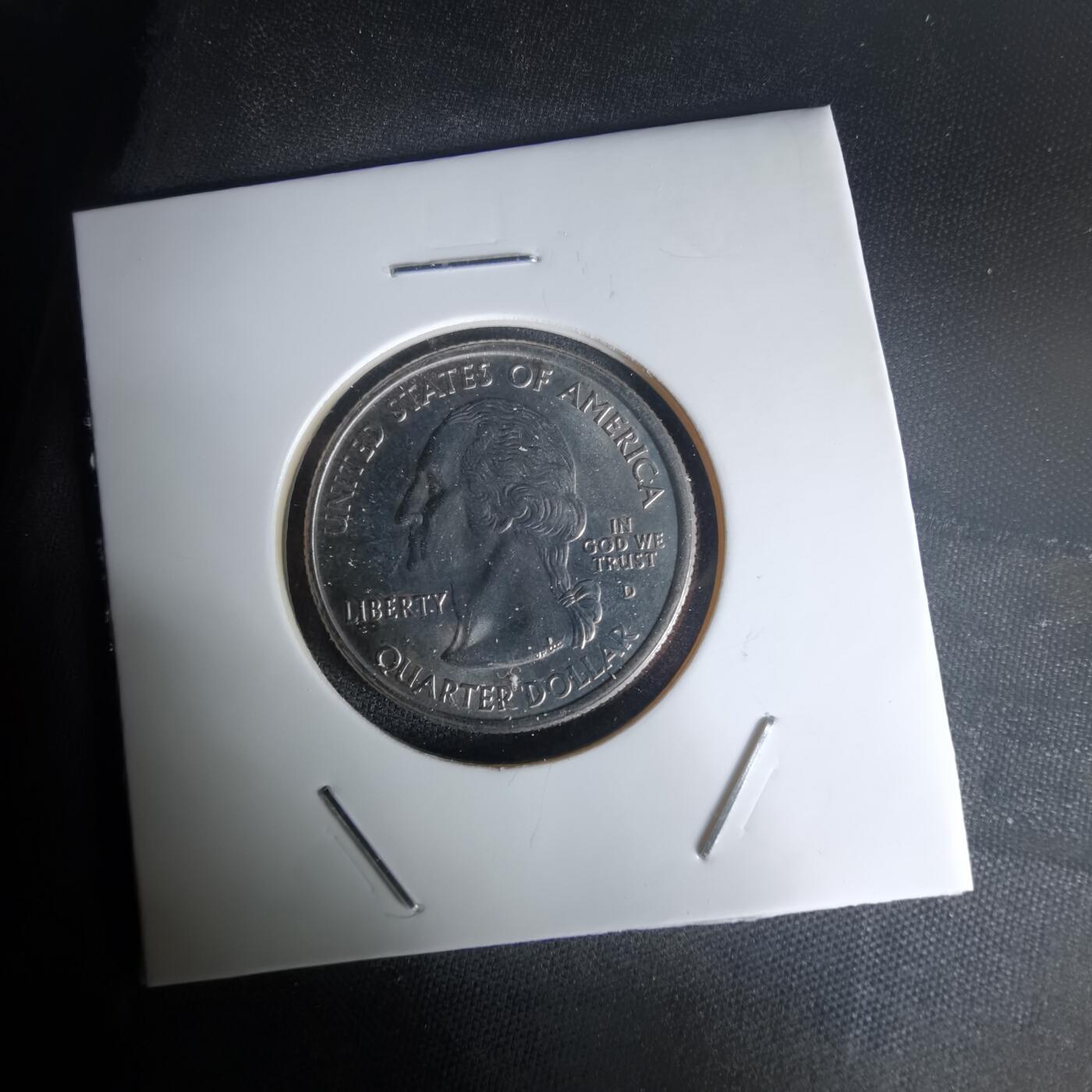 沼泽如烟--第1023场 美国2001年25分纪念币