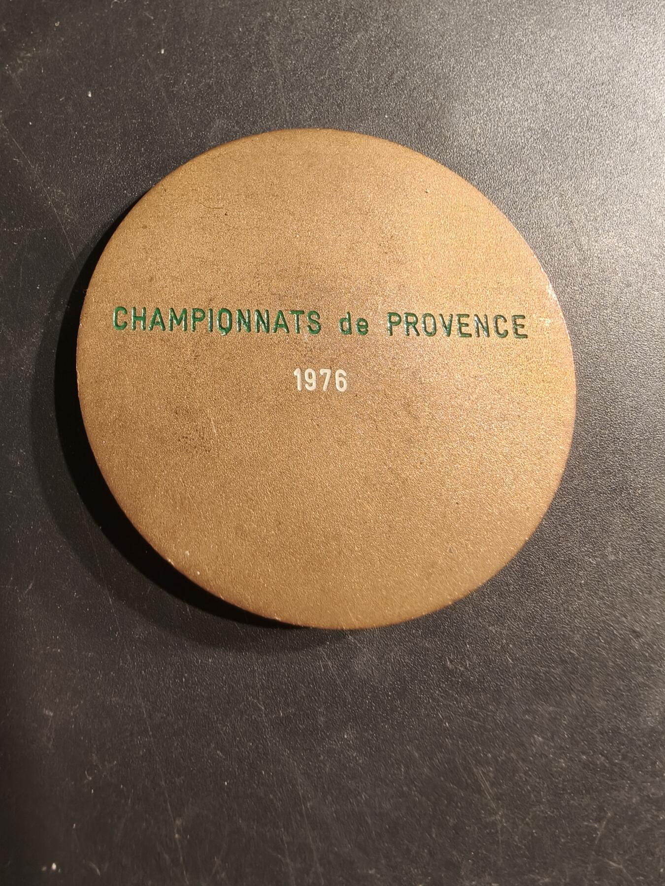 老王徽章第187期 法国普罗旺斯游泳竞赛主题大铜章     直径50mm    重量59.3g