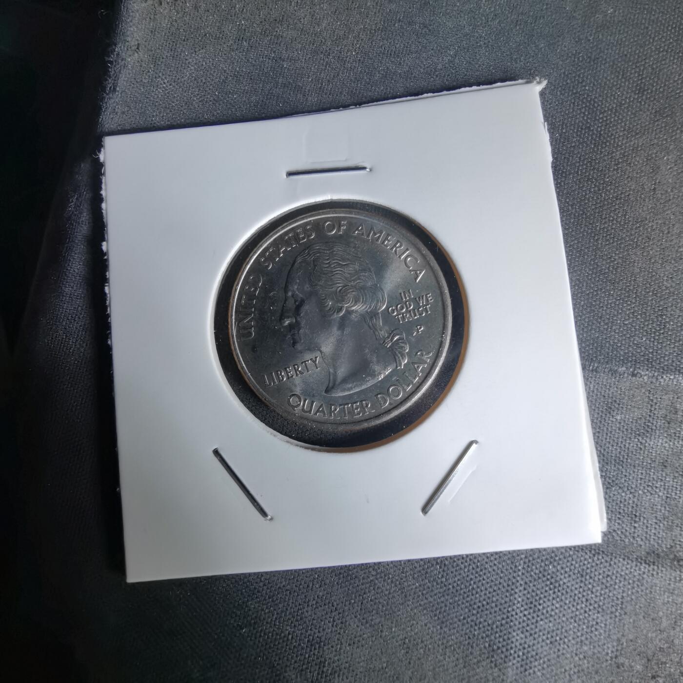 沼泽如烟--第1023场 美国2001年25分纪念币