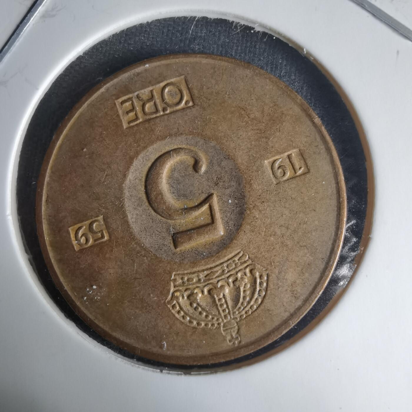 沼泽如烟--第1024场 瑞士1959年5欧尔