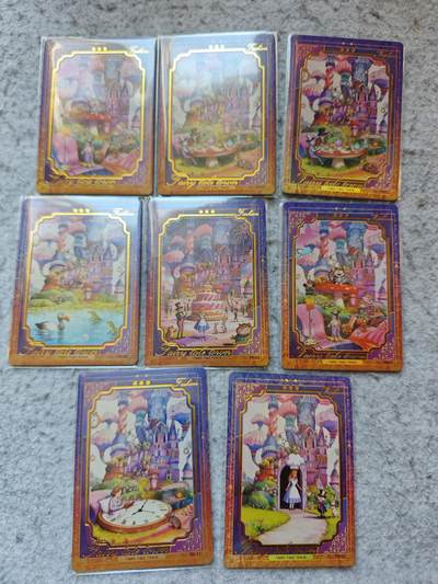 【随心含颖卡拍56期】卡游/集卡社/卡卡沃 抽卡机专场拍卖【无佣金】 - 潮卡会 爱丽丝 微缩景观卡8张 画得特别好看 