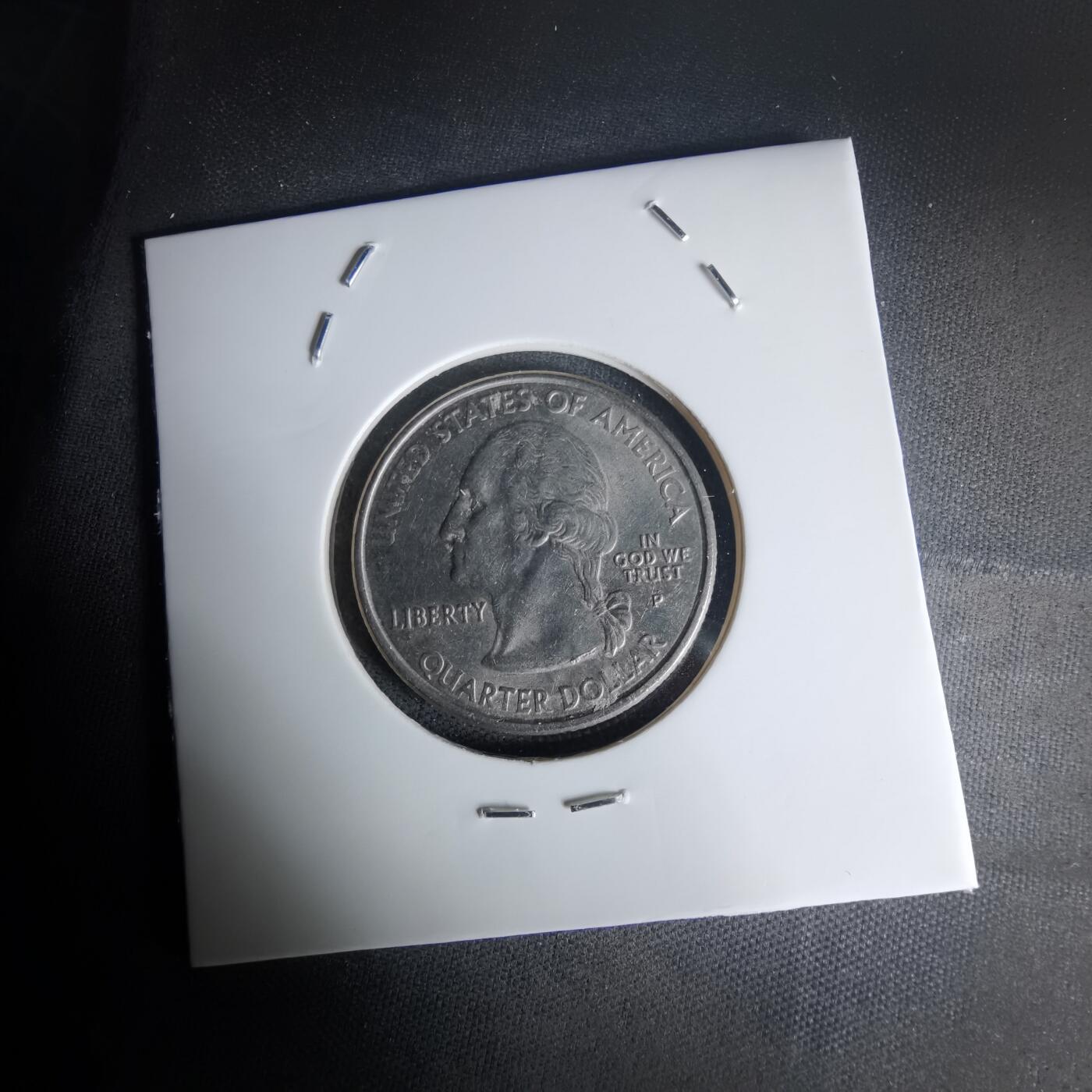 沼泽如烟--第1023场 美国2001年25分纪念币