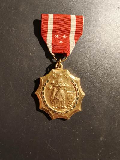 老王徽章第187期 - 美国二战菲律宾防卫奖章