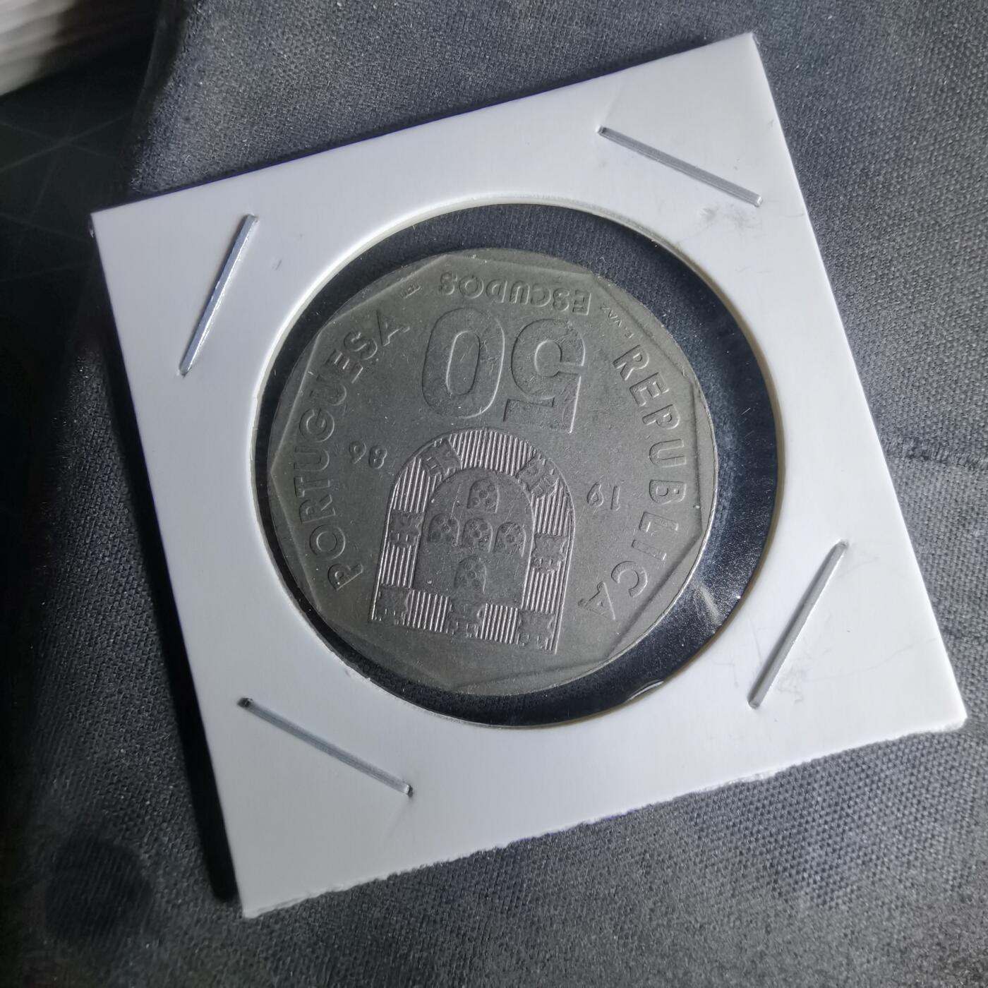 沼泽如烟--第1025场 葡萄牙1986年50埃斯库多