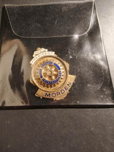 老王徽章第187期 - 英国皇家野牛兄弟会奖章   925银镀金珐琅    原袋   39.2g