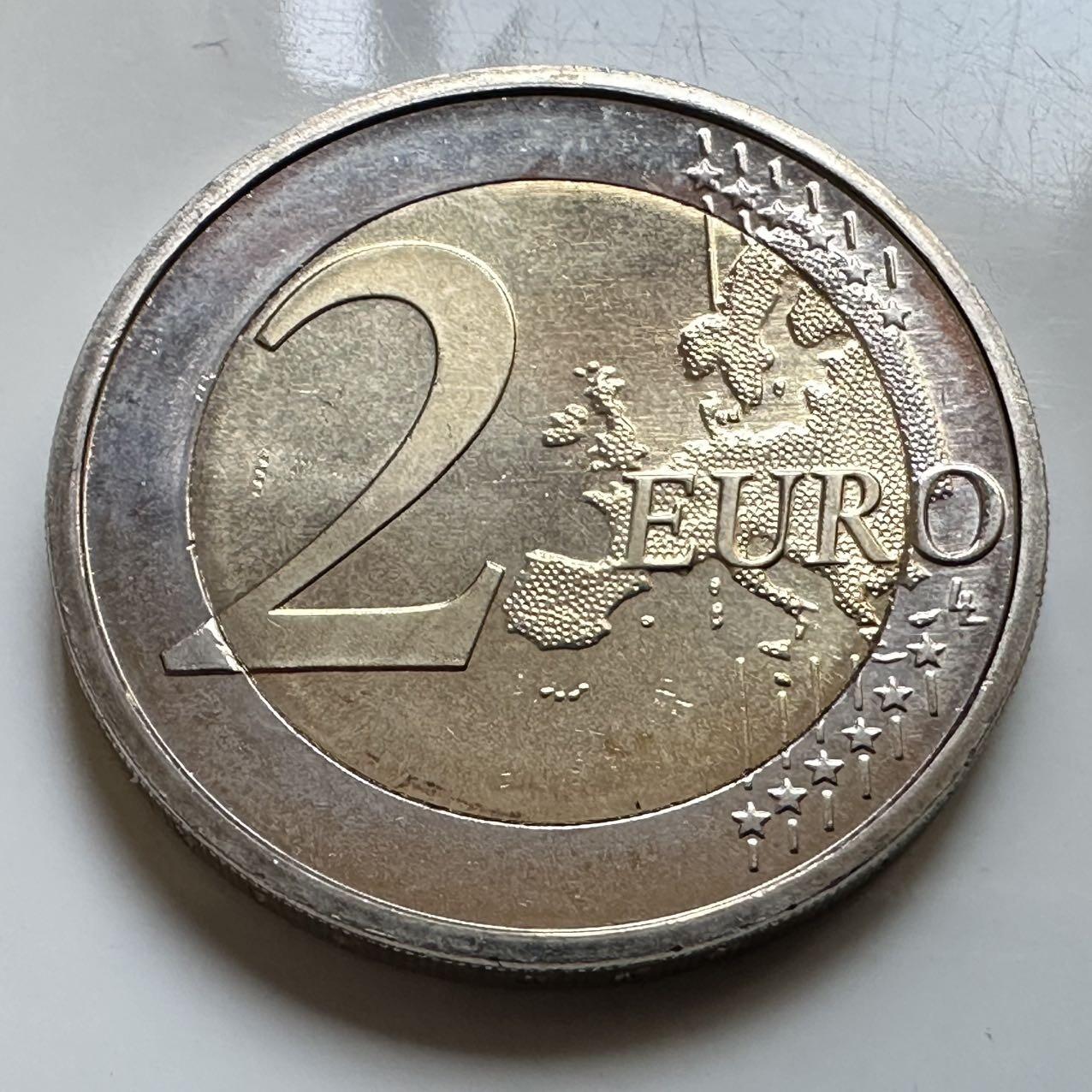 🌹外币初藏🌹🐯2026年第29场   欧元纪念币 接代拍 德国 2023年 查理大帝 2欧元双色纪念币