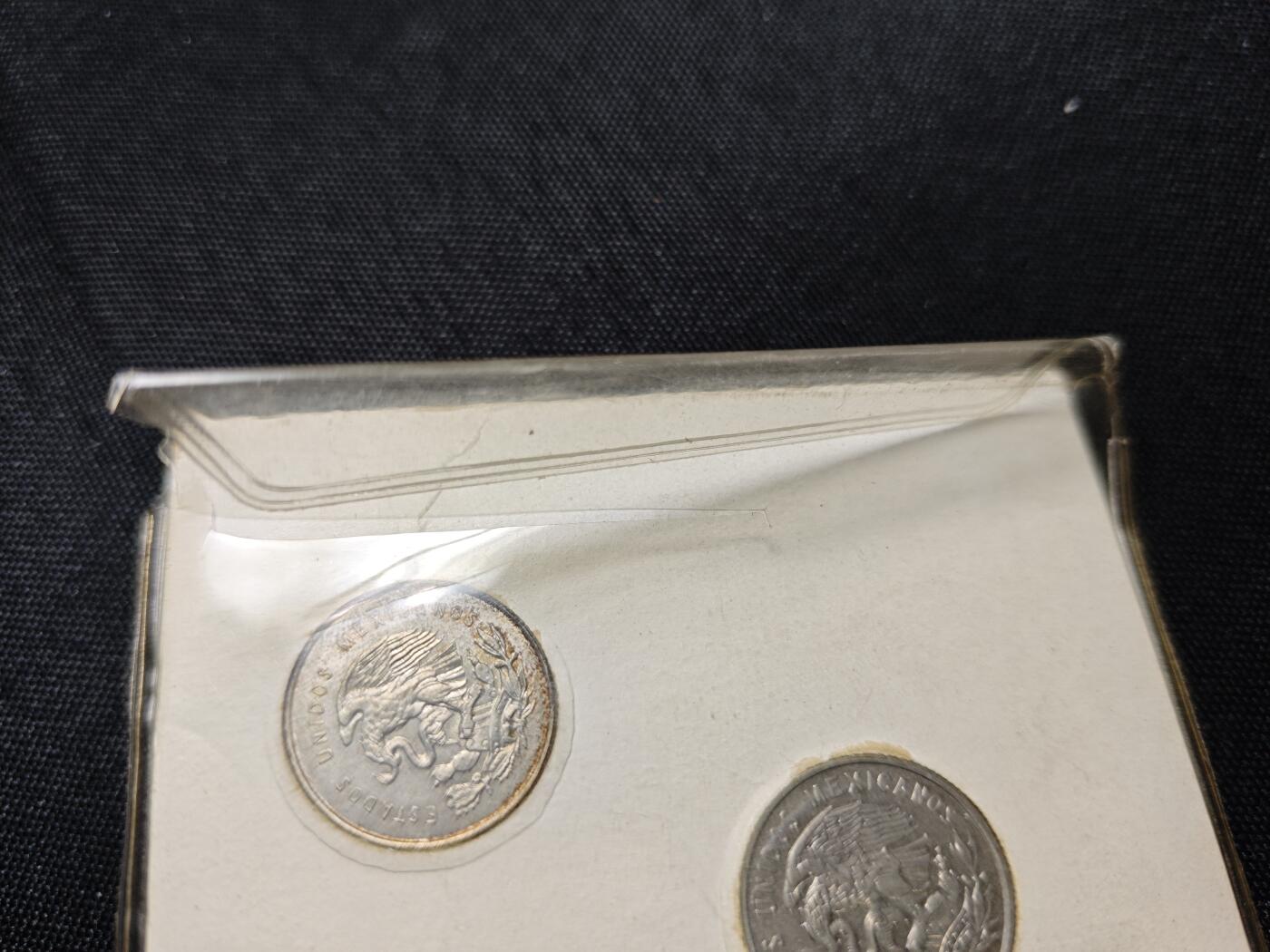 KK钱币收藏小铺   套币专场 2月预留时间 周末发货  墨西哥套币 含4枚25分银币