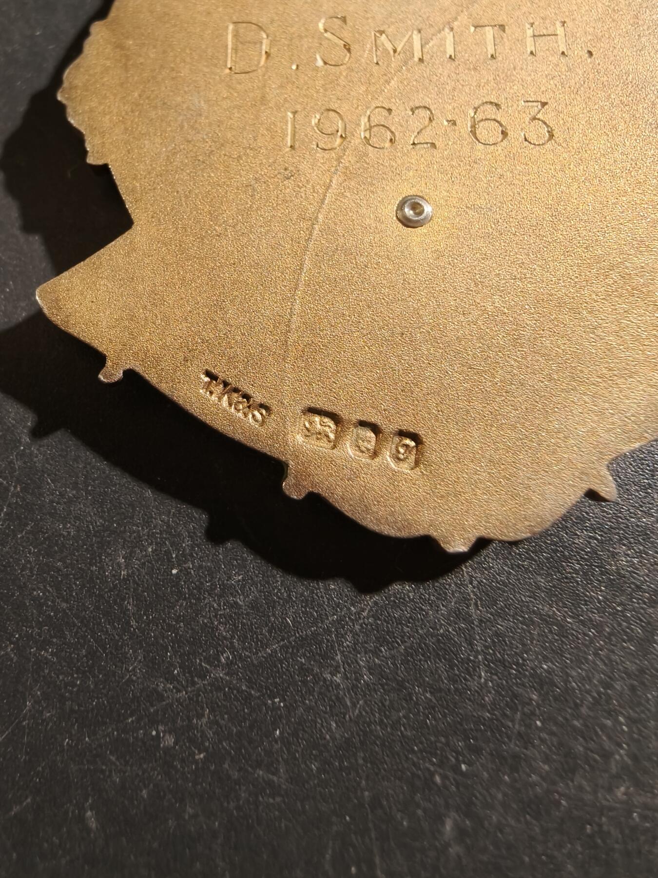 老王徽章第187期 英国皇家野牛兄弟会奖章   925银镀金珐琅    原袋   39.2g