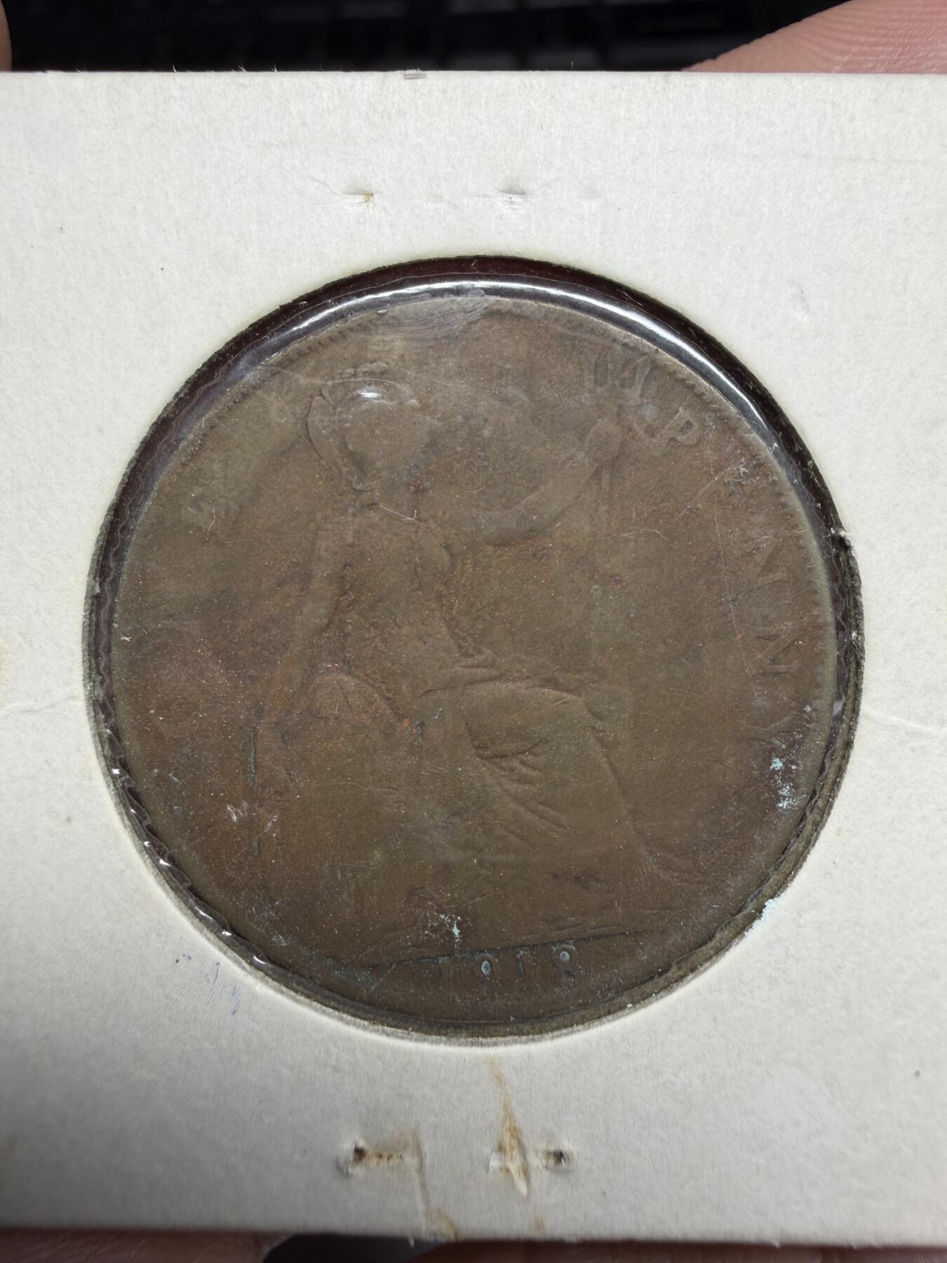 2026年集古藏今外币拍卖第三期-第4场—（总第314拍），可以寄存60天，满160元包邮。 1918年英国1便士