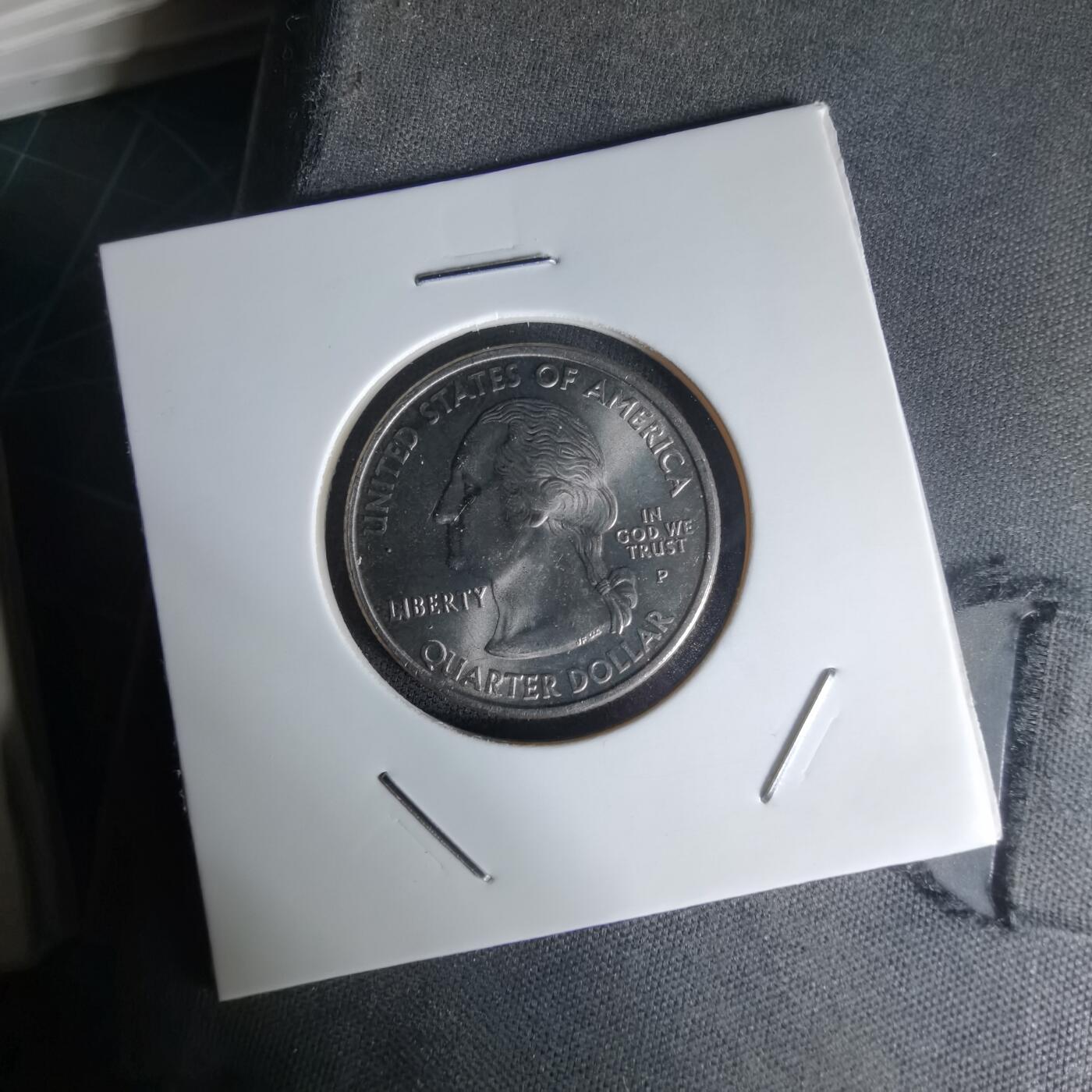 沼泽如烟--第1023场 美国2000年25分纪念币