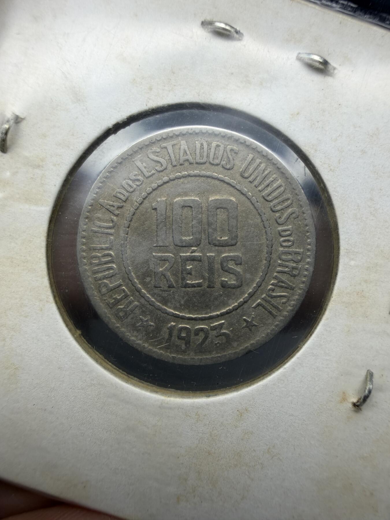 2026年集古藏今外币拍卖第三期-第4场—（总第314拍），可以寄存60天，满160元包邮。 1923年巴西100瑞斯