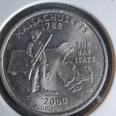 沼泽如烟--第1023场 - 美国2000年25分纪念币