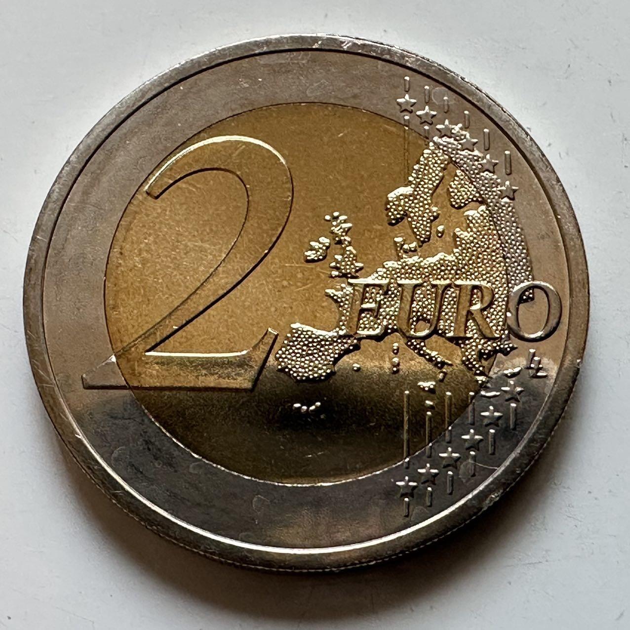 🌹外币初藏🌹🐯2026年第29场   欧元纪念币 接代拍 爱沙尼亚 2019年 歌谣节150周年 2欧元双色纪念币