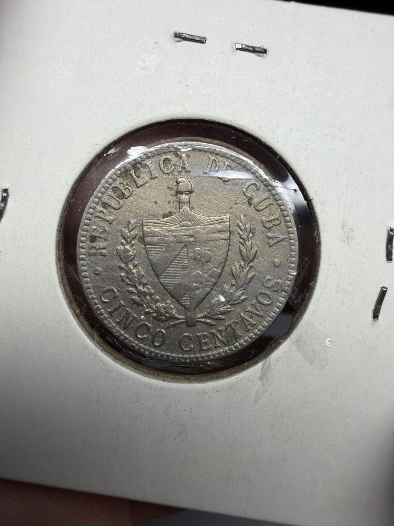 2026年集古藏今外币拍卖第三期-第4场—（总第314拍），可以寄存60天，满160元包邮。 1946年古巴5分