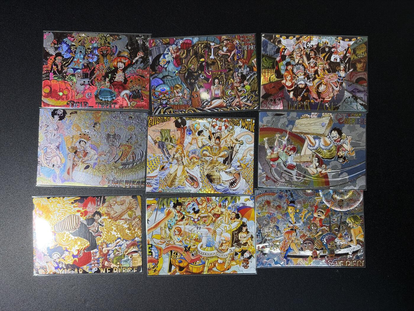 NO.27 好又多金牌大场，每周一站式配齐，方便凑单！（周6晚9点截拍，卖家送拍0抽成！） 海贼王卡牌 卷头横版典藏系列 第12弹 一套9张 粗闪