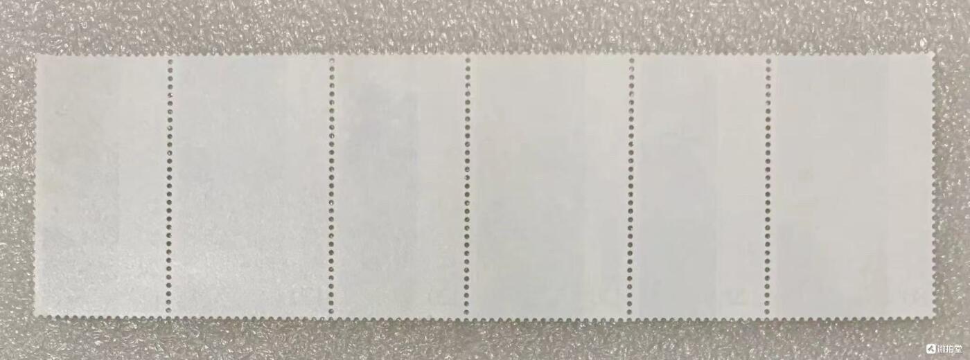 “石涛作品选”邮票1套6枚。