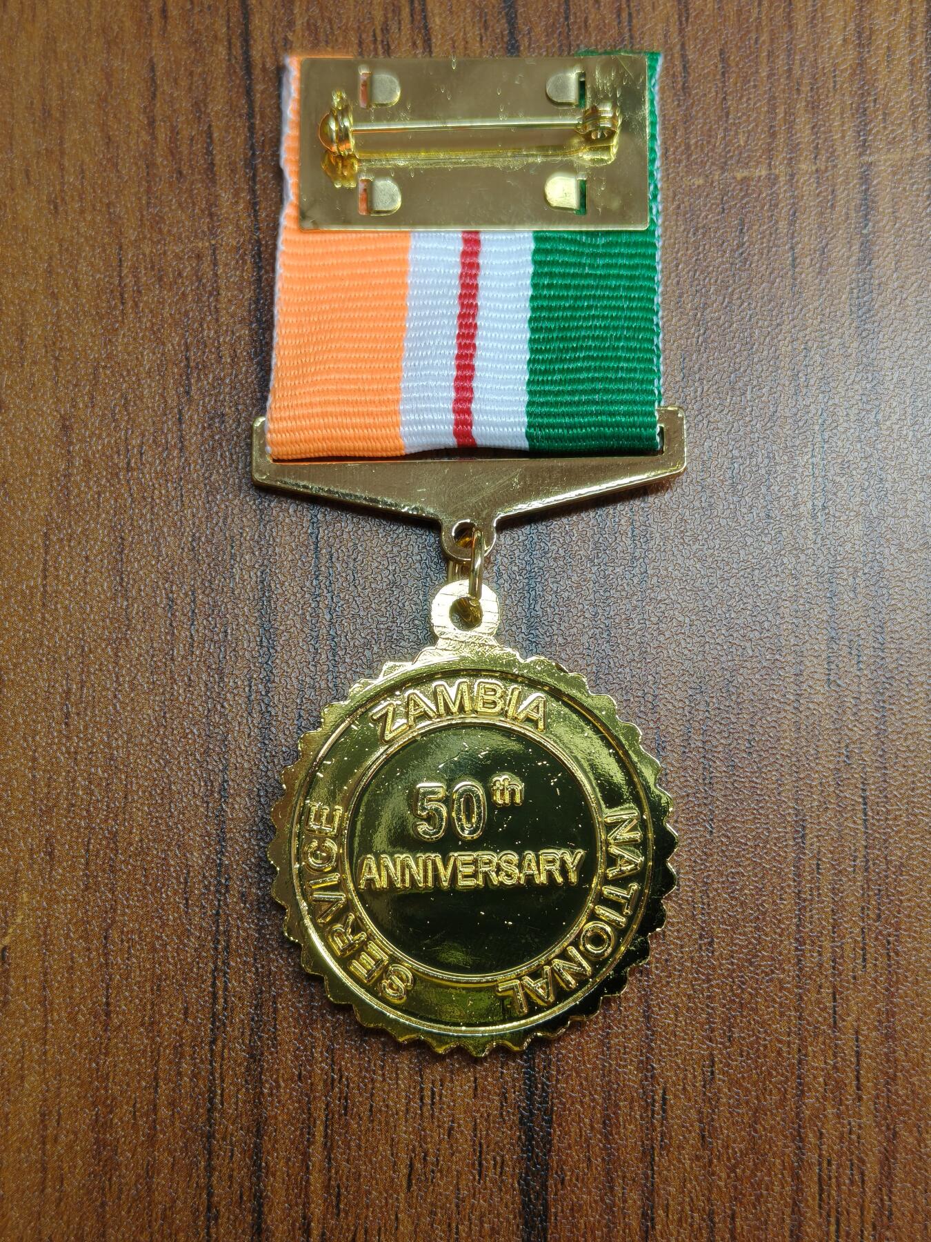 蜀地medal徽章收藏 春季精品拍场 赞比亚共和国国家服务金僖奖章