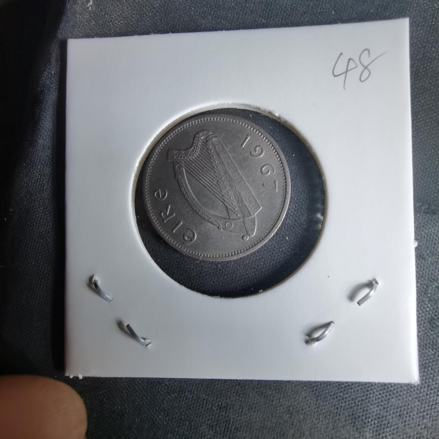 沼泽如烟--第1025场 爱尔兰1967年6便士