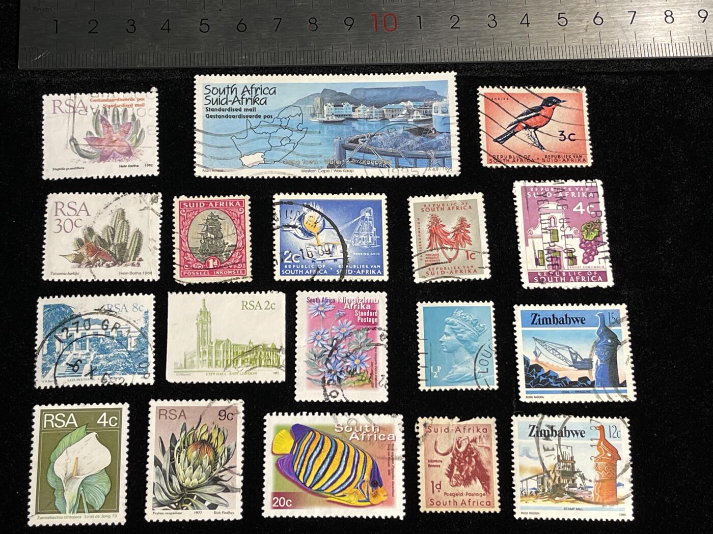 🪙北京琉璃厂-京城古泉汇🪙春季钱币邮票杂项专场拍卖-第一期 英联邦国家邮票一组✉️南非+英国+津巴布韦