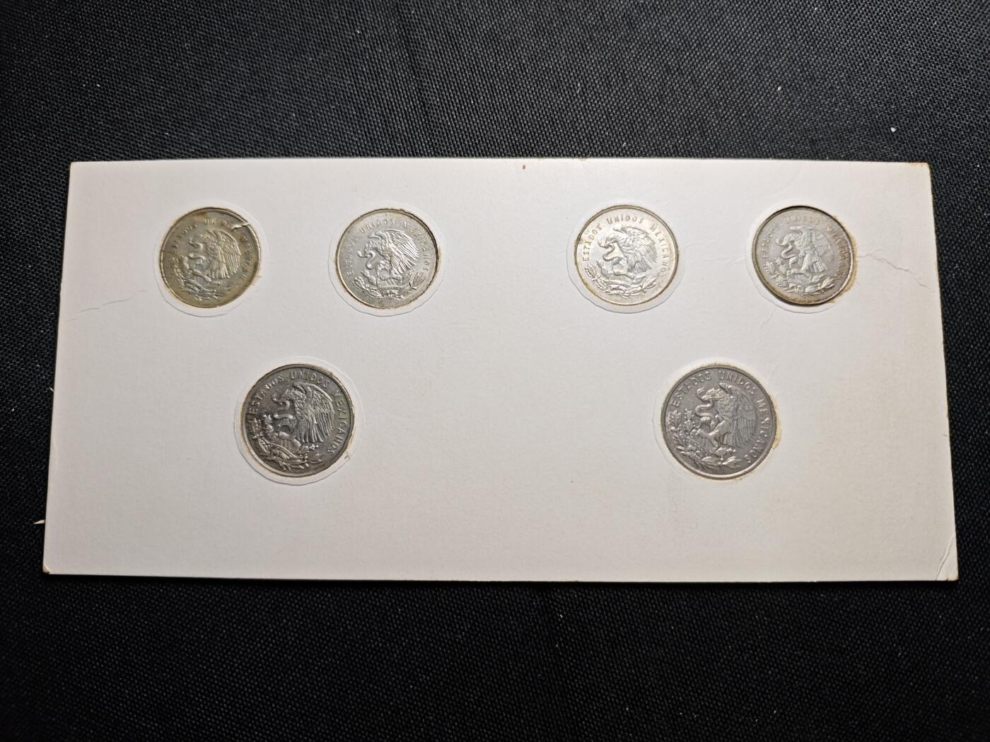 KK钱币收藏小铺   套币专场 2月预留时间 周末发货  墨西哥套币 含4枚25分银币