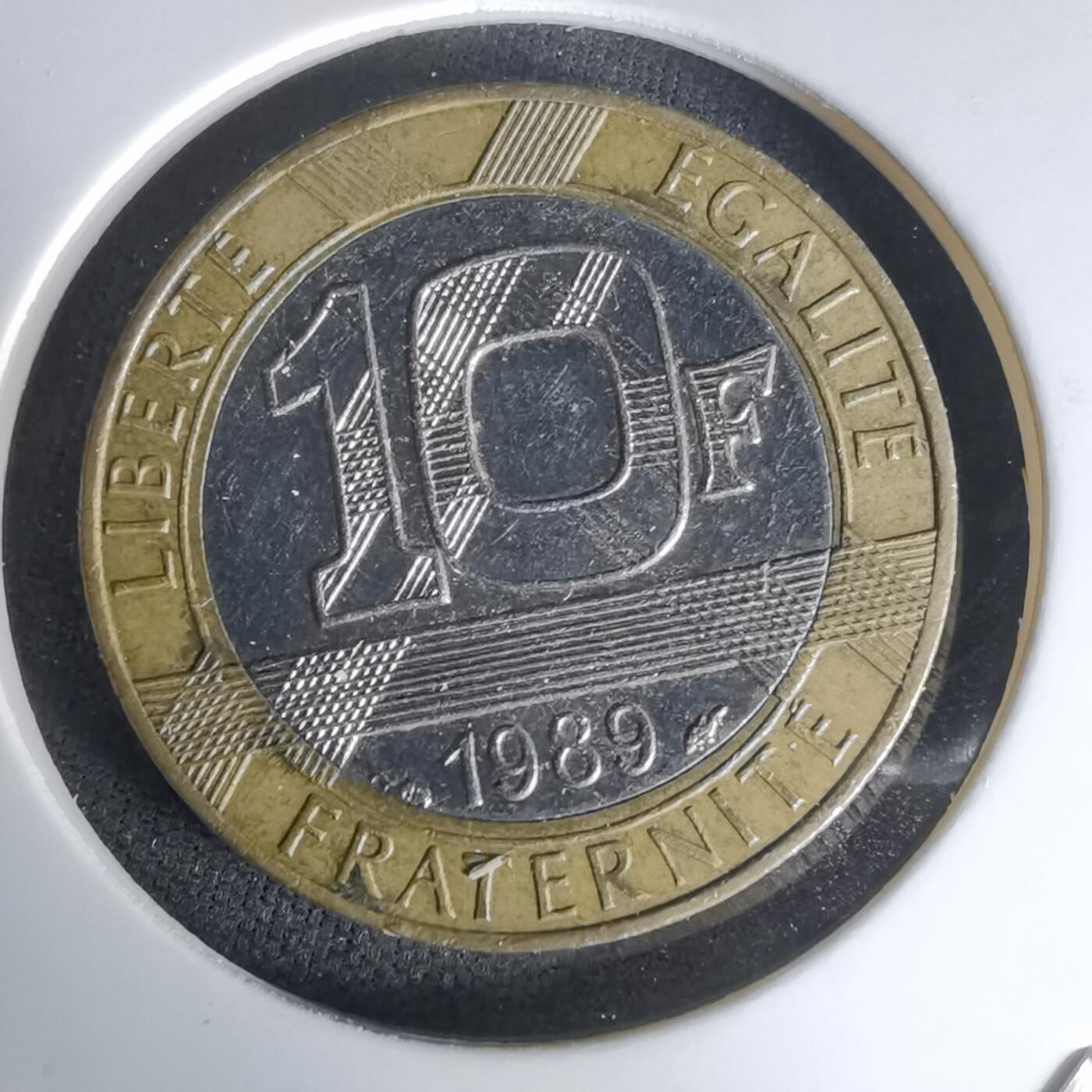 沼泽如烟--第1023场 法国1989年10法郎