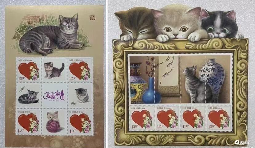 “宠物-猫”小版1对2版。