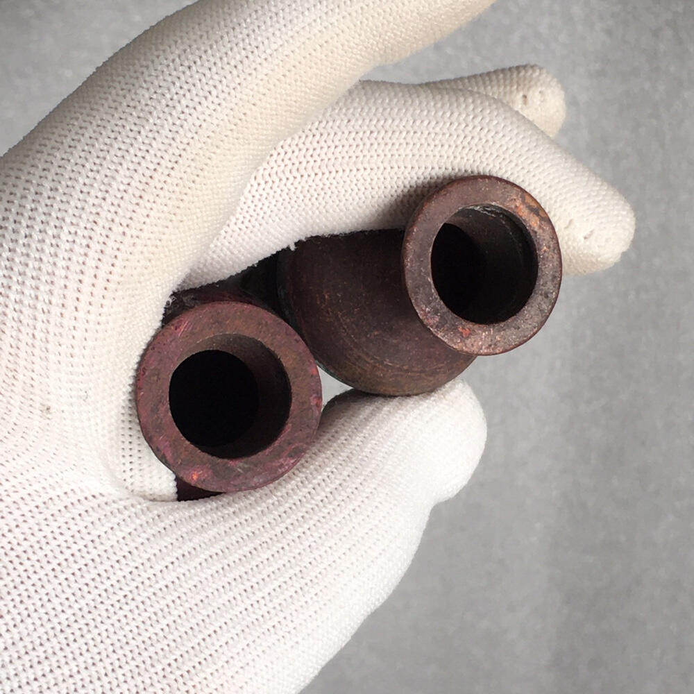       01c出口创汇时期紫铜小花瓶1对2个真品如图老铜器旧藏文玩艺术收藏