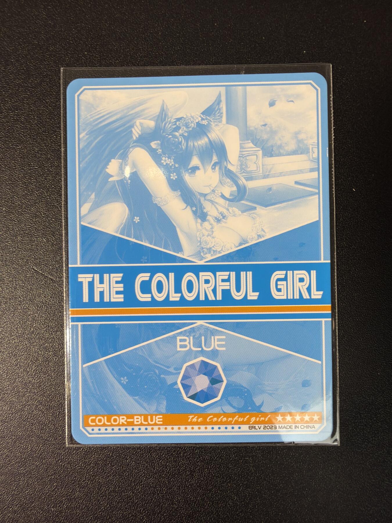 NO.27 好又多金牌大场，每周一站式配齐，方便凑单！（周6晚9点截拍，卖家送拍0抽成！） 驴打滚 色彩女孩系列 第五弹-蓝色 一套9张 折光彩闪