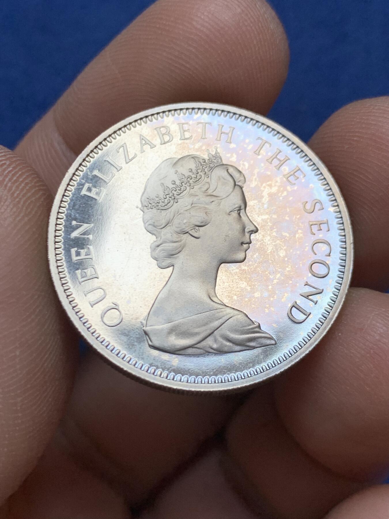 《竞宝斋》第470场 周日，周一，周二 3场连拍 （全场包邮）欢迎送拍 两枚一组 英属福克兰群岛1982年5、10分 PROOF