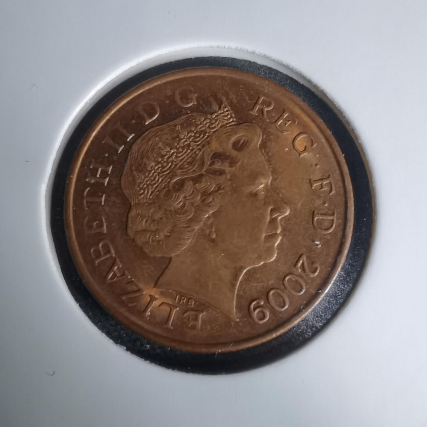 沼泽如烟--第1024场 英国2009年1便士