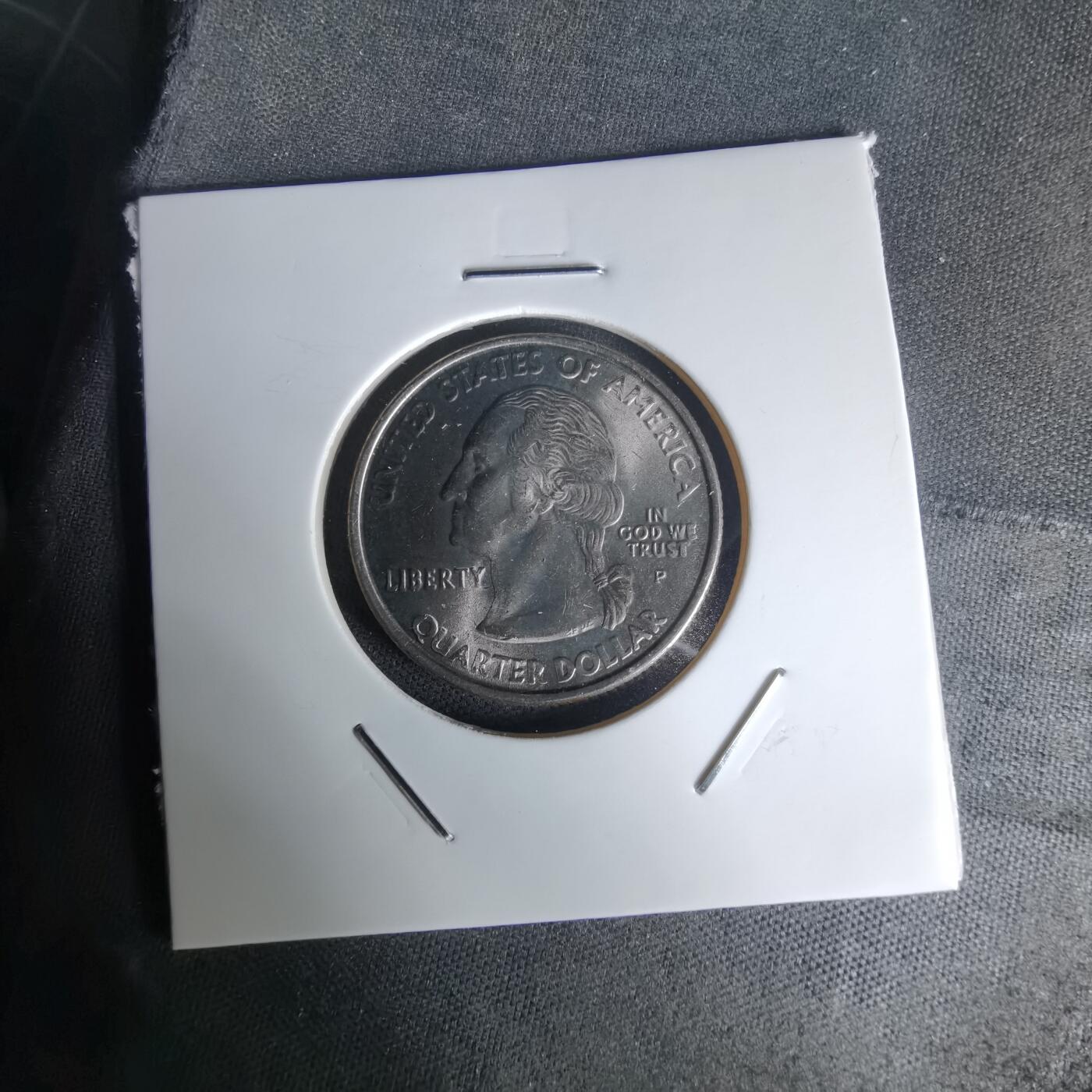 沼泽如烟--第1023场 美国2000年25分纪念币