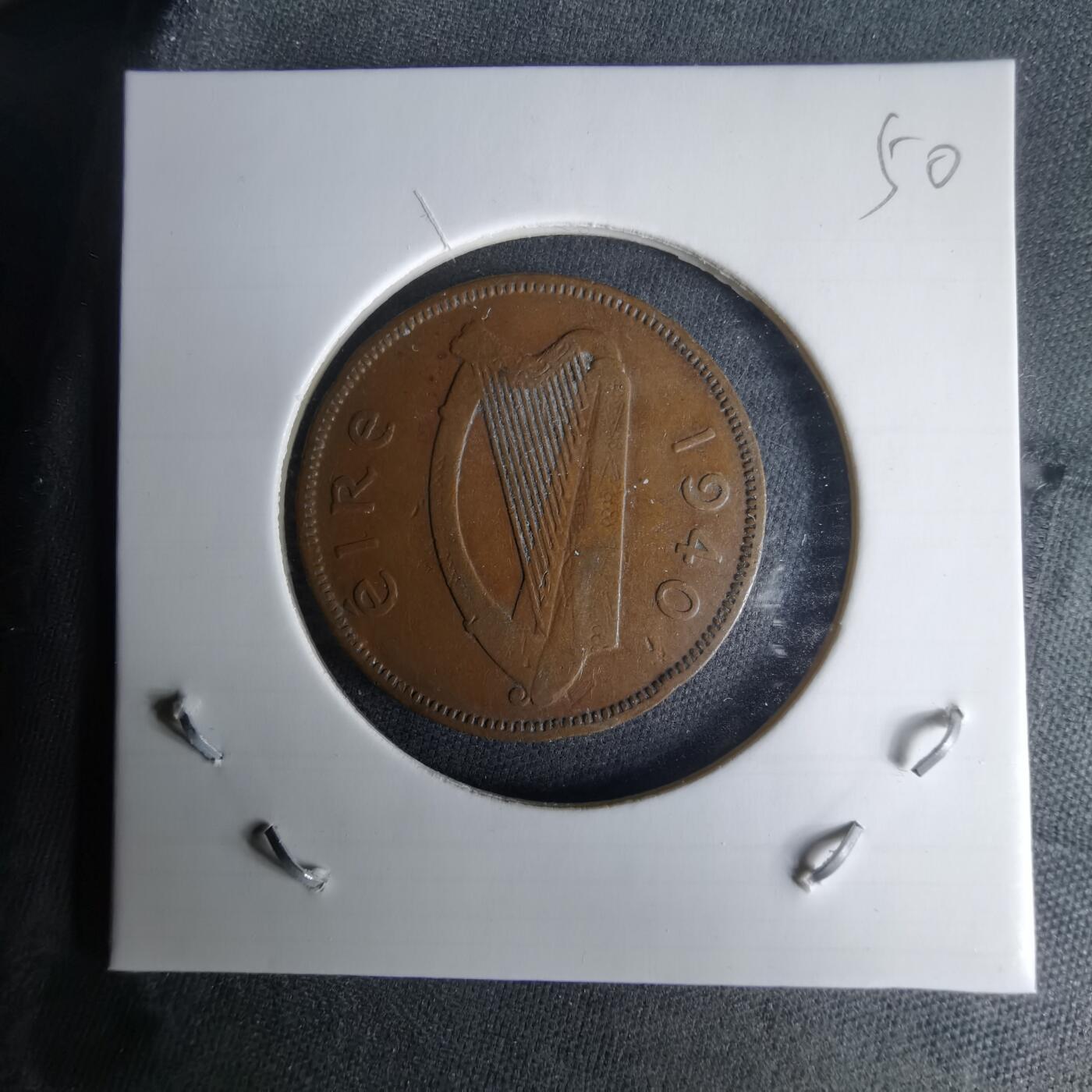 沼泽如烟--第1025场 爱尔兰1940年半便士