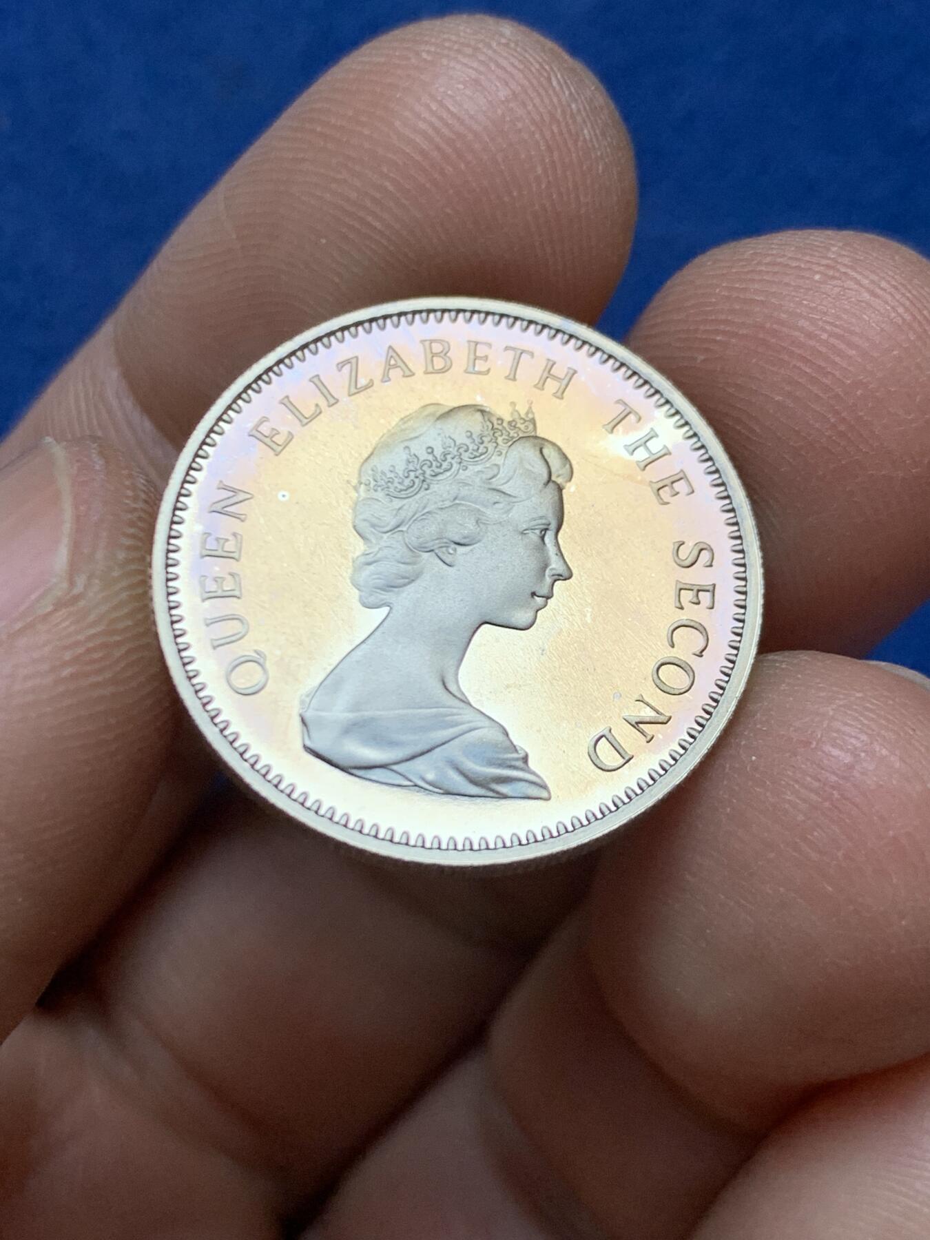 《竞宝斋》第470场 周日，周一，周二 3场连拍 （全场包邮）欢迎送拍 两枚一组 英属福克兰群岛1982年5、10分 PROOF