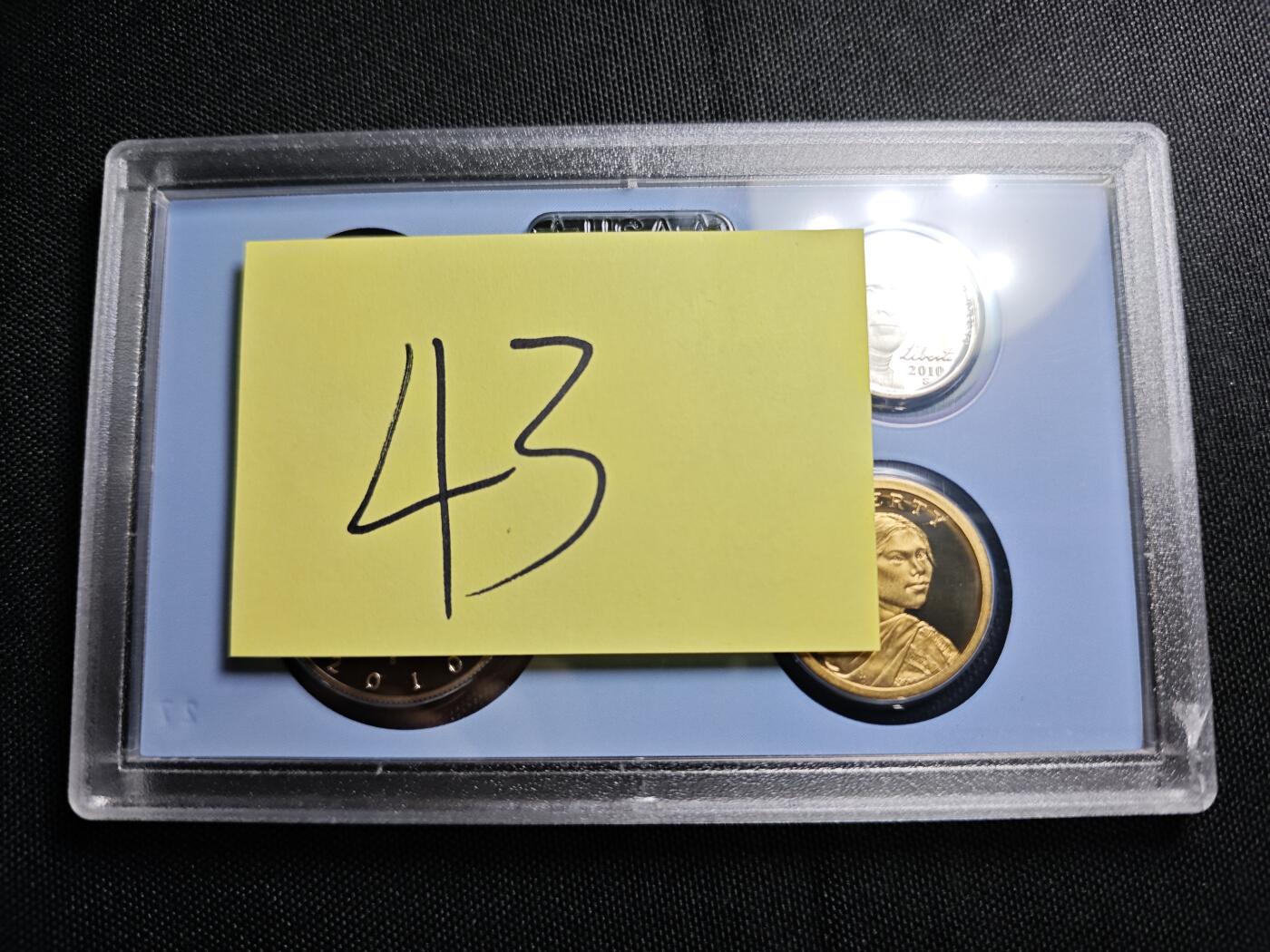 KK钱币收藏小铺   套币专场 2月预留时间 周末发货  2010美国大小面值清年精制套币