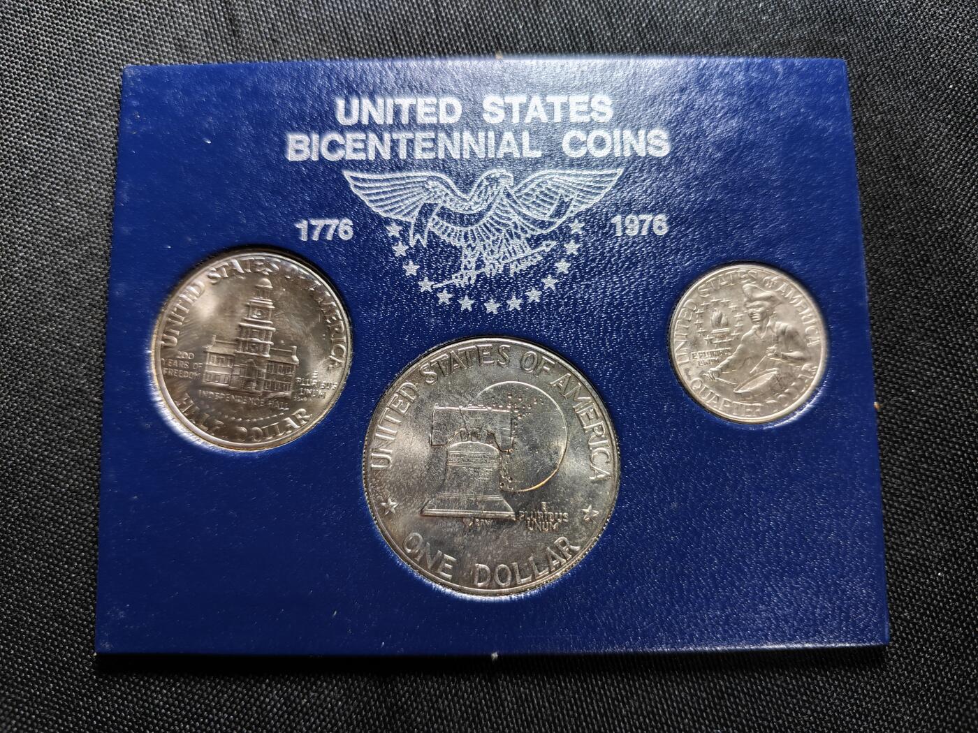 KK钱币收藏小铺   套币专场 2月预留时间 周末发货  美国建国200周年纪念套币