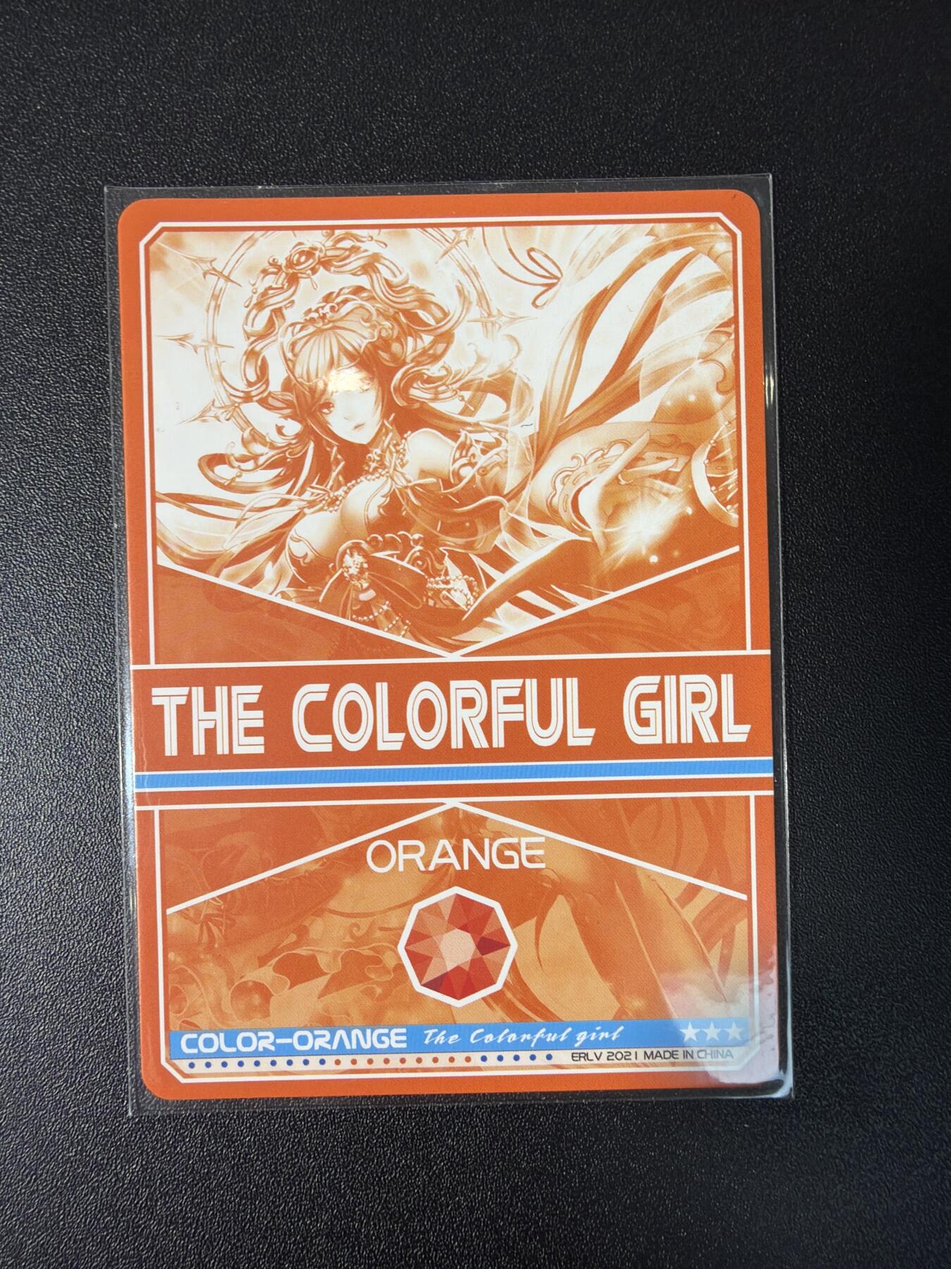 NO.27 好又多金牌大场，每周一站式配齐，方便凑单！（周6晚9点截拍，卖家送拍0抽成！） 驴打滚 色彩女孩系列 第二弹-橙色 一套9张 折光彩闪