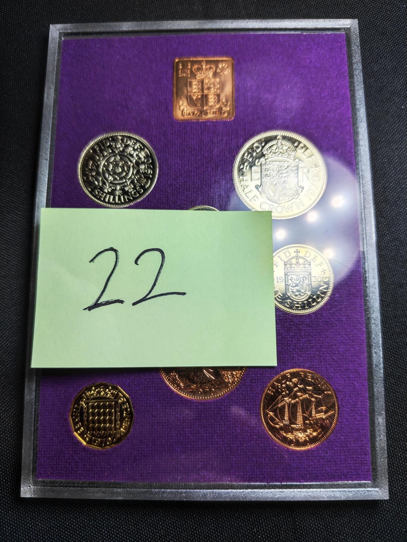 KK钱币收藏小铺   套币专场 2月预留时间 周末发货  1970英国大小面值清年一套 精制套币