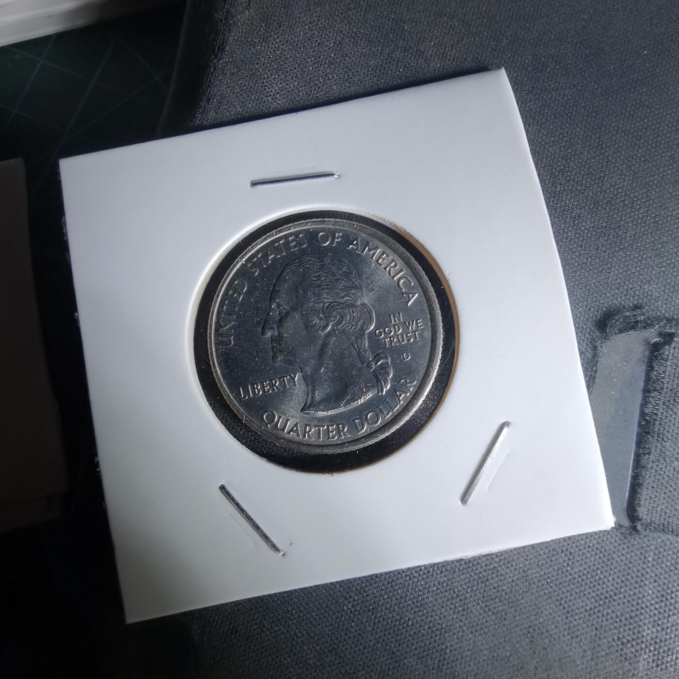 沼泽如烟--第1023场 美国2008年25分纪念币