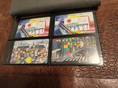 【极美全品4枚全】中国台北捷运卡 几米系列 罕见A/B版组合 地下铁插画全套 - 【极美全品4枚全】中国台北捷运卡 几米系列 罕见A/B版组合 地下铁插画全套